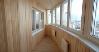 Внутренняя отделка лоджии Вязьма, цена от 204 руб. м2